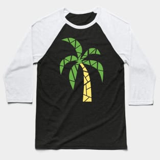 GREEN Yellow Palm Tree Baseball T-Shirt